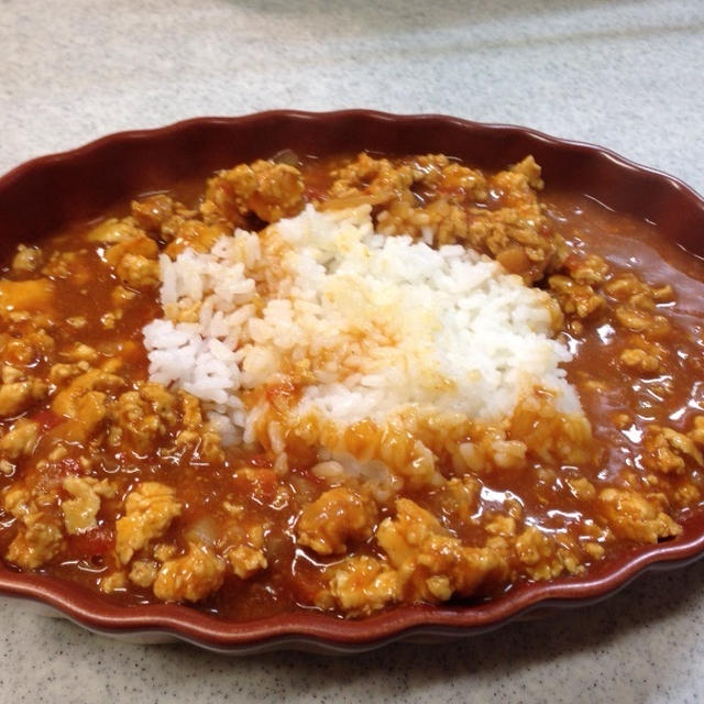 チキンミンチで美味しいスープ・キーマカレー