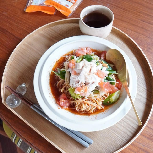 【素麺飽きた人必見】キムチ革命×ZENBで罪悪感なしの旨辛・冷麺アレンジ