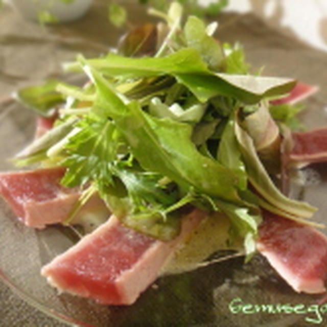 ☆炙りまぐろのサラダ