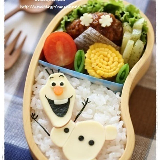 【アナと雪の女王◇オラフのお弁当】