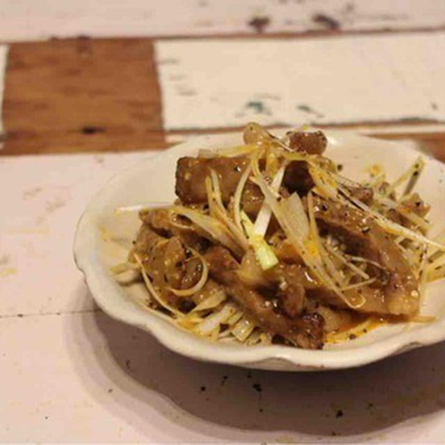 【recipe】牛肉の卵黄味噌和え／横浜CASINO