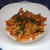ペンネパスタのアッラビア－タ-　PENNE ALL'ARRABBIATA