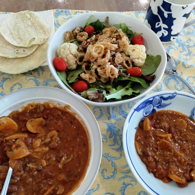 パターを買って良いよと言われても ～ レトルトカレーとチリ缶のミックス