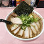 黒醤油中盛4番を背脂Wとチャーシュー増しで啜る
