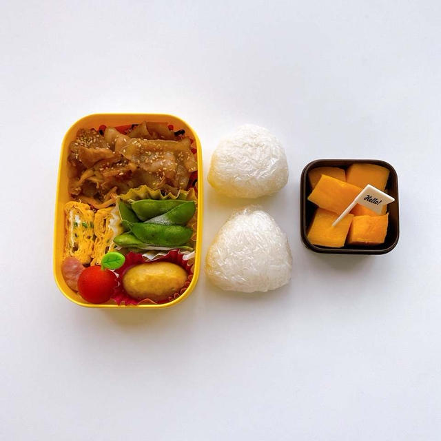 今日のお弁当と朝ごはん♡