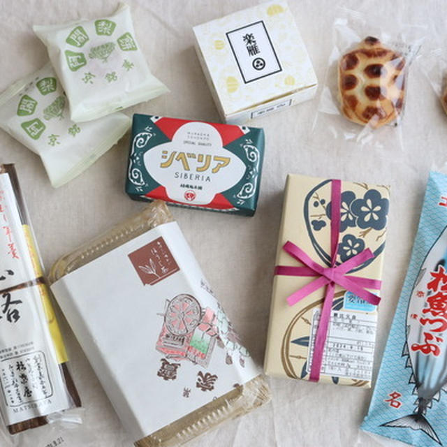 銘菓百選で見つけたお菓子（阿闍梨餅に松魚つぶ、埼玉五家宝など）