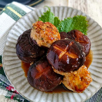 【レシピ】作りおきにぴったり！椎茸の甘辛肉詰め