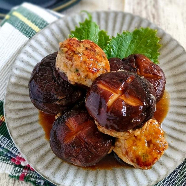 【レシピ】作りおきにぴったり！椎茸の甘辛肉詰め