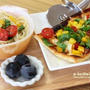 簡単！おうちカフェごはん♪「彩り野菜とクリームチーズのベジパイ」と、ブログのオフィシャル化。