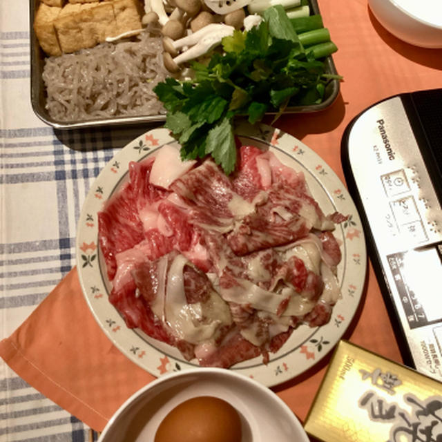 ちゃちゃとすき焼き、冬のごはん