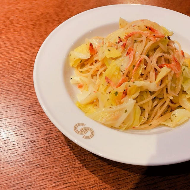 残り物で作れる！桜えびとキャベツのアンチョビパスタ