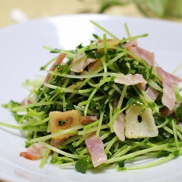 【掲載】コラム更新しました！「豆苗とベーコンのガーリック炒め」と地震・・