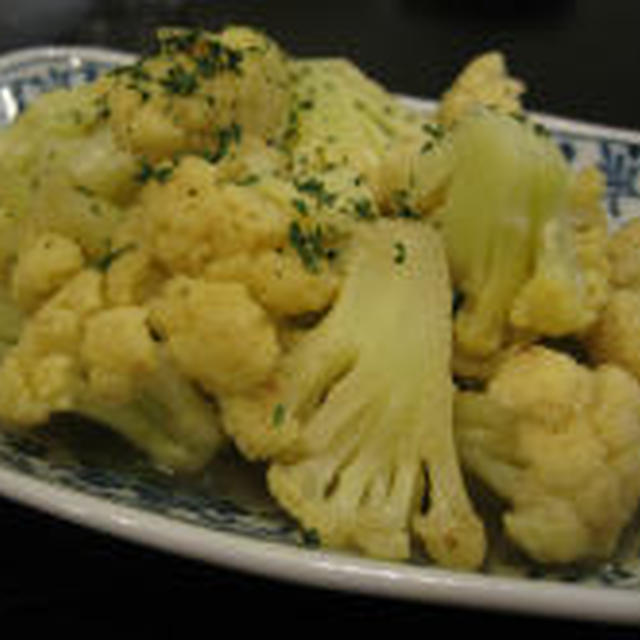 カレー味のカリフラワー蒸し煮～レシピあり