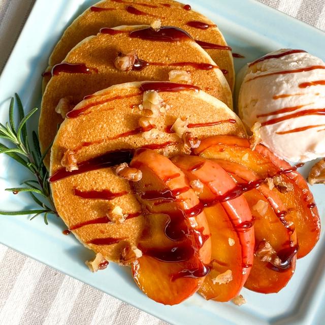 ＊キャラメルりんごパンケーキ＊