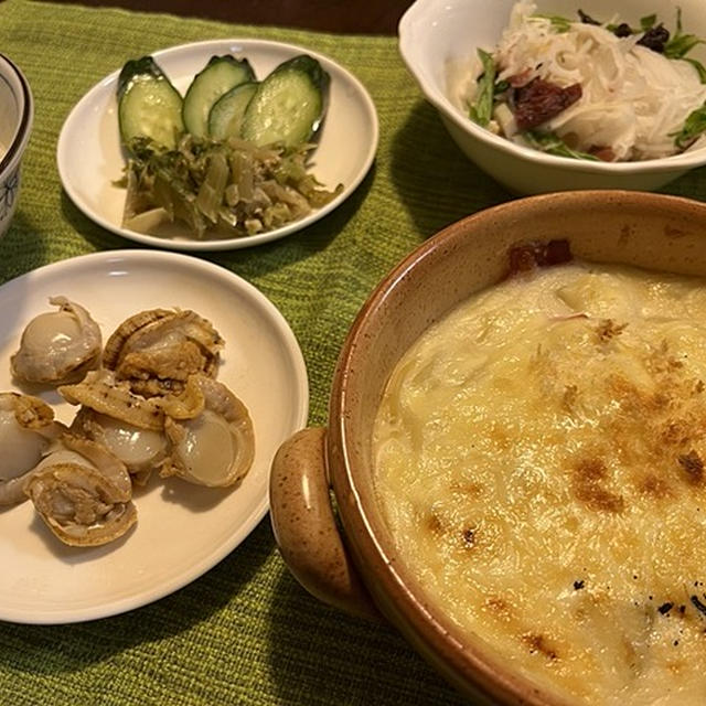 嬉し過ぎです＆スパゲティのグラタン