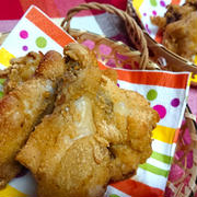 【レシピ】揚げずに簡単！子供喜ぶ！【オーブンdeフライドチキン】
