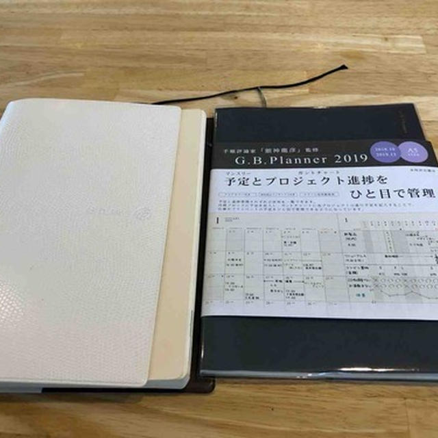 【 スケジュール帳、2019年を2冊買う・・】
