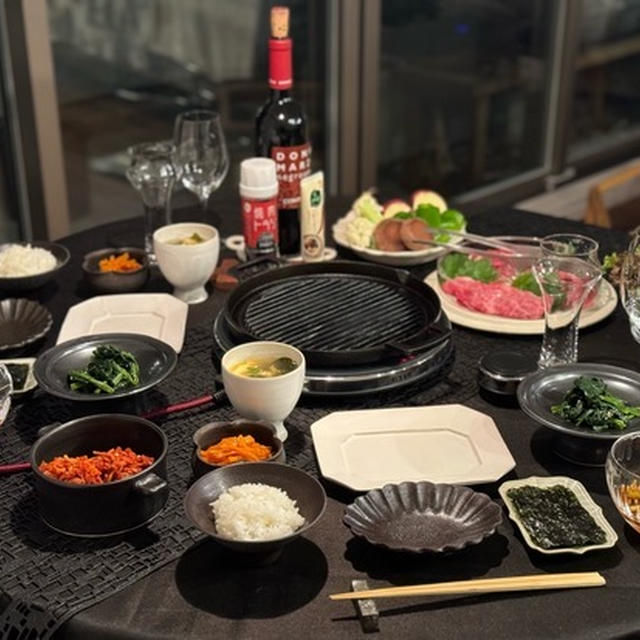 湘南平塚アウトレット&卓上IHにグリルパンを乗せた焼肉がいい感じでした♪