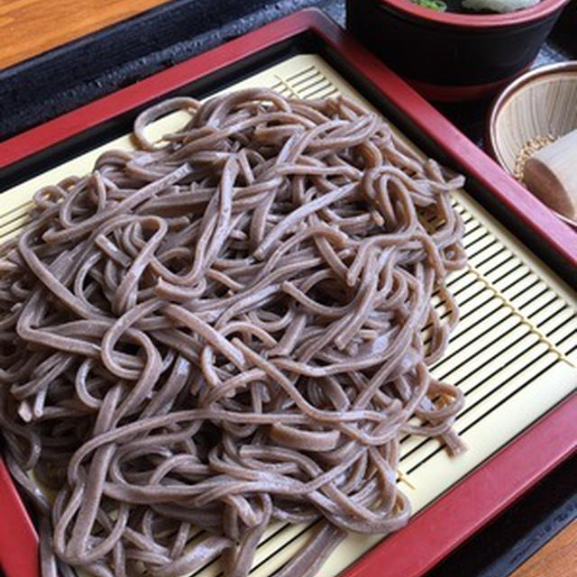 北加賀屋の日帰り温泉「湯楽」でざるそば