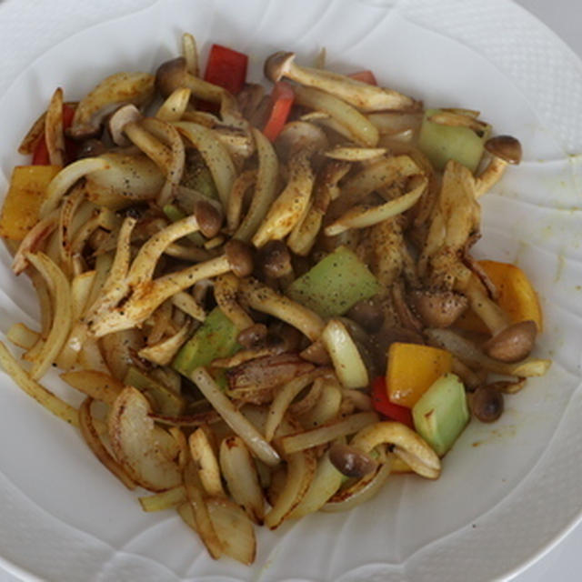 野菜のカレー炒め★★★