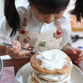 バナナとあんこのクリームケーキ