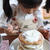 バナナとあんこのクリームケーキ