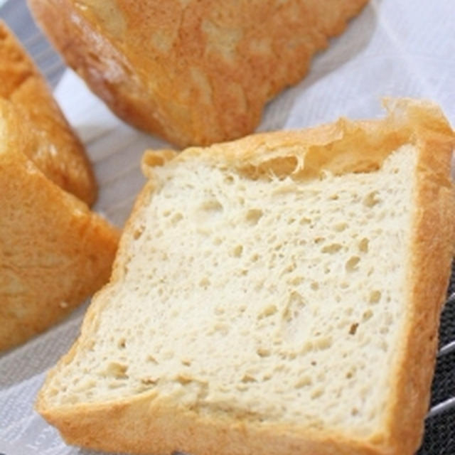 低糖質★オーツ麦×グルテン粉ハーフハーフで食パン