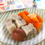 豚の脂もこれでさっぱり♪豚ばら肉の梅干し煮込み