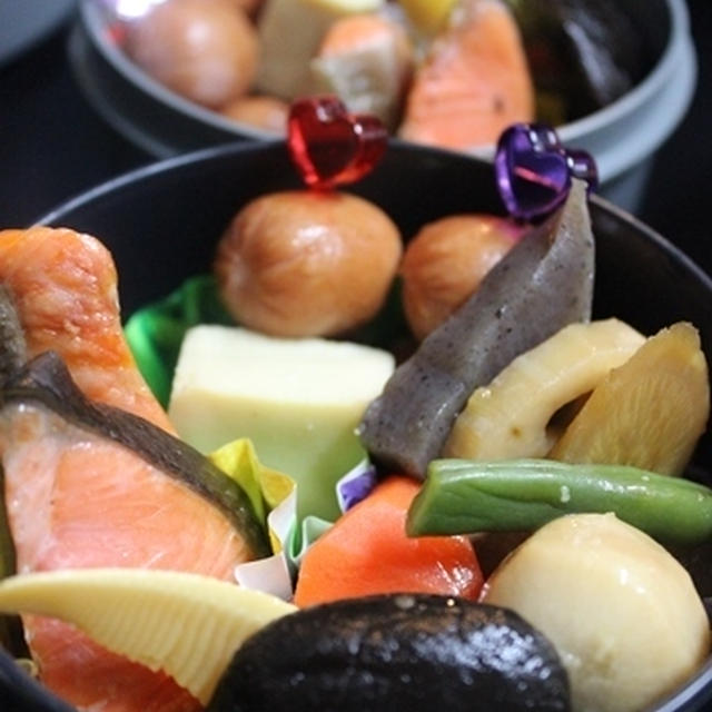 今朝の男子高校生（DK)君たちのお弁当♪