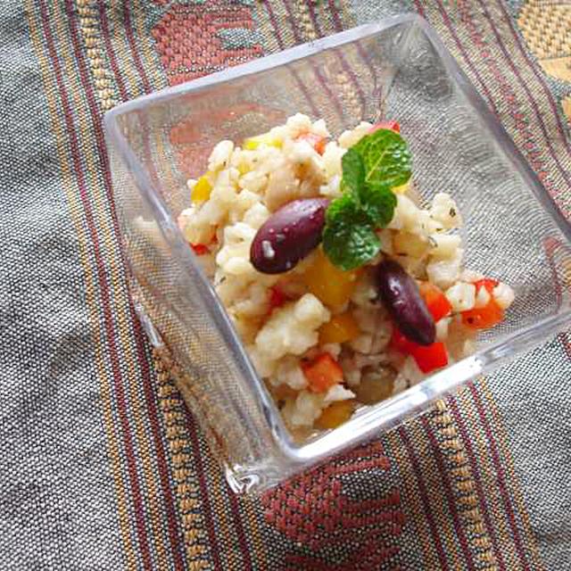 ハウス食品リーフレット掲載！！『カリフラワーと色々お豆の和イタリアンサラダ』