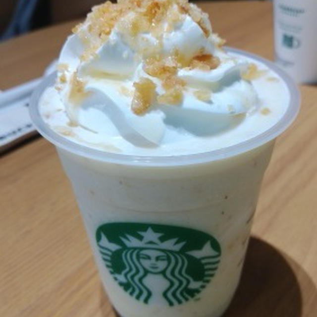 【おさつ バター フラペチーノ　@スタバ】