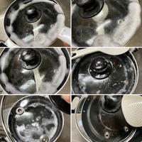 炊飯鍋の蓋洗いに、キュキュットCLEAR泡スプレー②