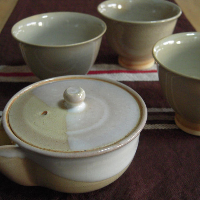 萩焼煎茶器