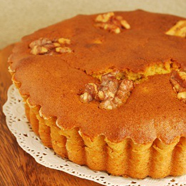 かぼちゃとナッツのケーキ