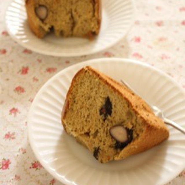 2日分のおやつ～黒豆の米粉シフォン～