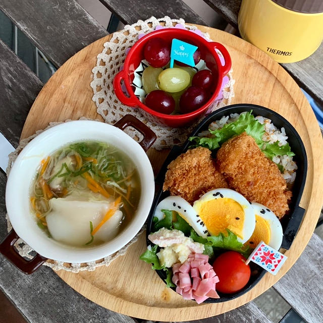 ＊ミニとんかつ弁当と駆け込みパスタ＊