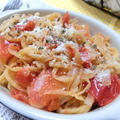 トマトで戻すからうま味がすごい☆　切り干し大根とトマトのイタリアン炒め煮