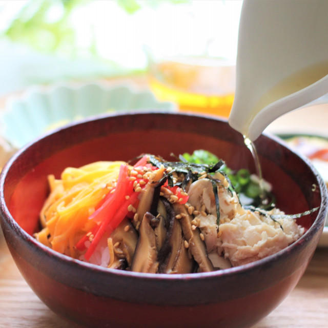 2017年　卯月　鶏飯と春野菜のシンプルおかず
