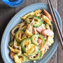 群馬県産にがうりのシャキうま焼うどん