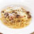 きのこのマリネで作るパスタ