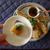 梅と長芋のつくね（卵黄醤油添え）