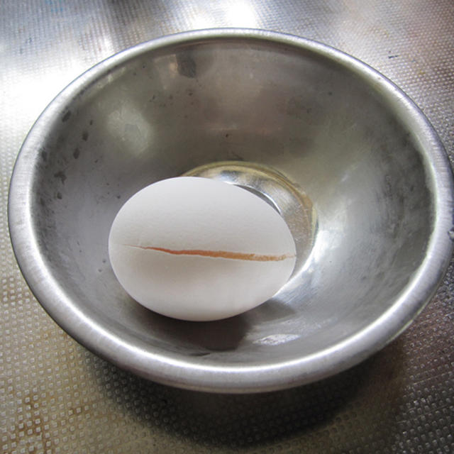 冷凍卵を使ったパスタ