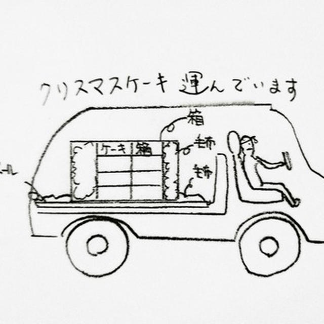 クリスマスケーキを売ることに