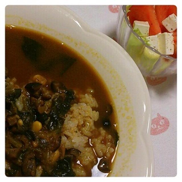 旦那ごはん！チキンとほうれん草のカレー
