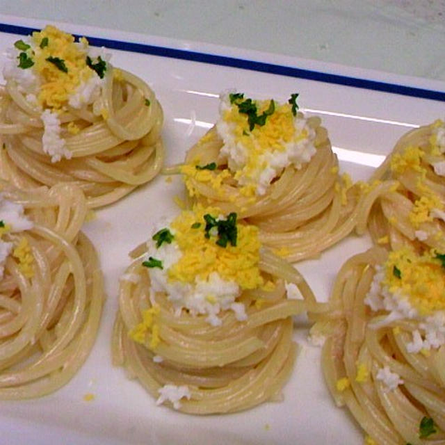 パスタサラダ　ミモザ風
