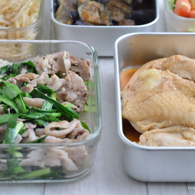 晩ごはん用作り置き。092W（2日分+おまけ）
