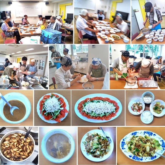 男の料理教室６月調理実習会
