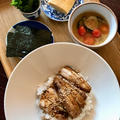 名残りの秋刀魚で「かば焼き丼」。 by イェジンさん