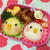 幼稚園　初お弁当日(*ﾟ▽ﾟ*)　ぴよことニワトリの親子弁当