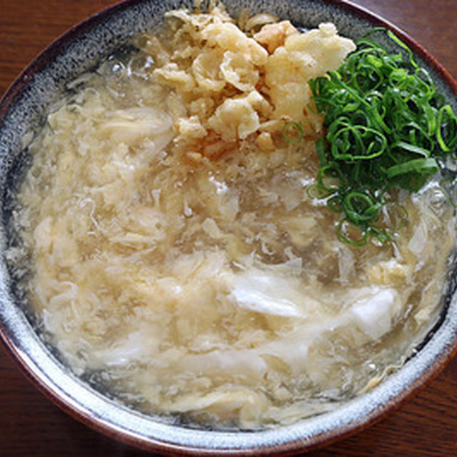 疲れた体にしみた「けいらんうどん」
